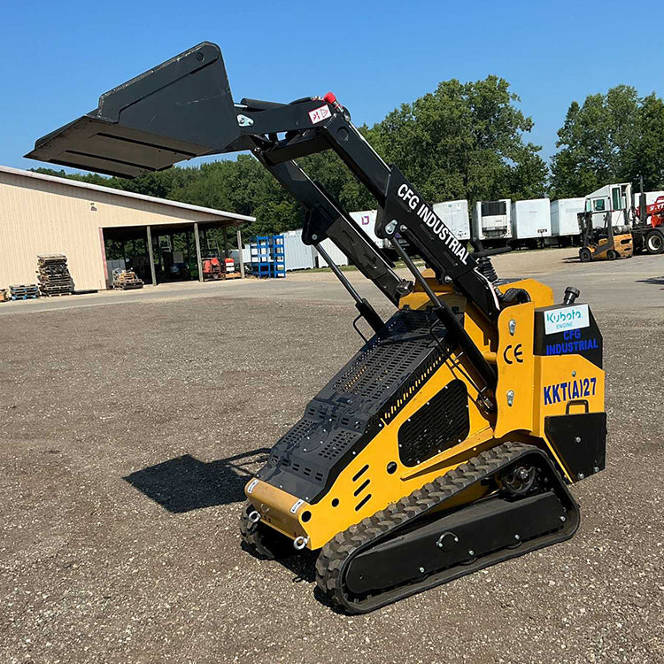 Mini Skid Steer Loader Crawler Diesel Kubota Engine | KKT27