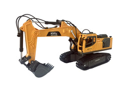 Alloy Remote Control Excavator Model with Interchangeable Attachments | WJMX-4D-E1