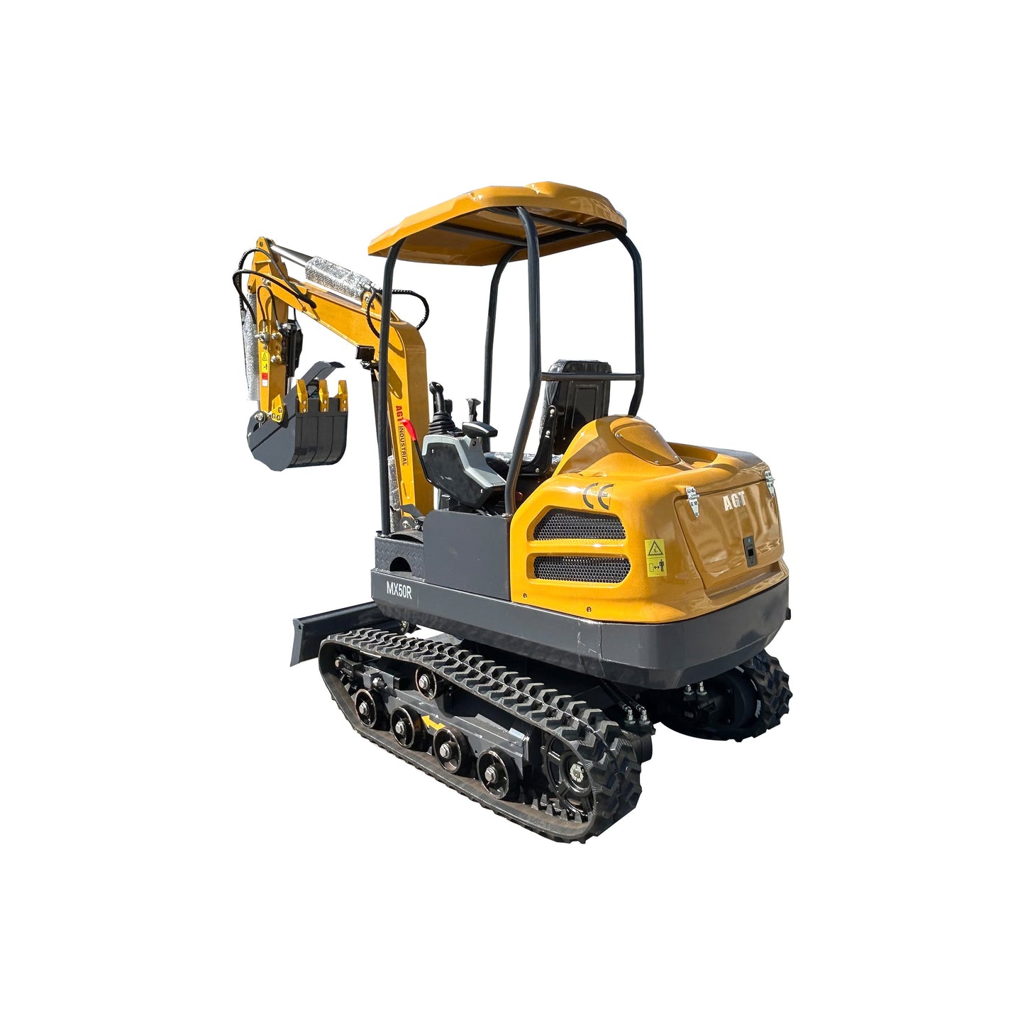 2 Ton Hydraulic Excavator Cab Crawler Type Engine-Powered Digger Gasoline Engine Bucket-equipped Excavator | MX50R