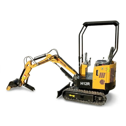 1 Ton Mini Excavator with Rato 13.5HP Engine w/ Hydraulic Thumb | AGT-H12R