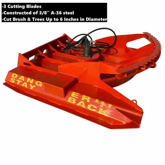 72 " HEAVY DUTY SKID STEER BRUSH CUTTER, 3 BLADE | AGT-HDRC72