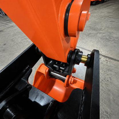 3.8 Ton Mini Excavator w/ Kubota D1703 24.4 HP Engine, 122.8" Dig Depth, A/C Cab, Hydraulic Thumb, 4-Way Dozer Blade & Quick Coupler | CFG-45UF
