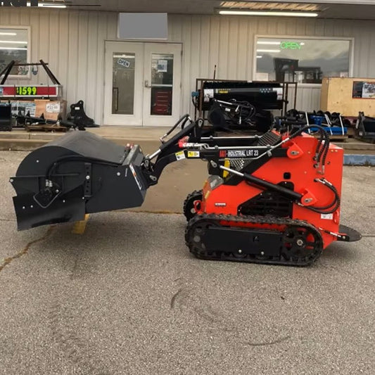 Broom Sweeper Attachment for Mini Skid Steers | M-BM