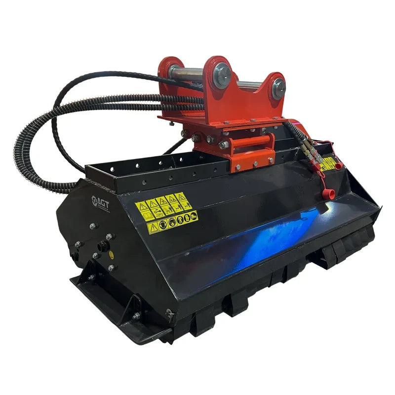40" Mini Excavator Flail Mower with Hydraulic Motor | AGT-EXFLM115