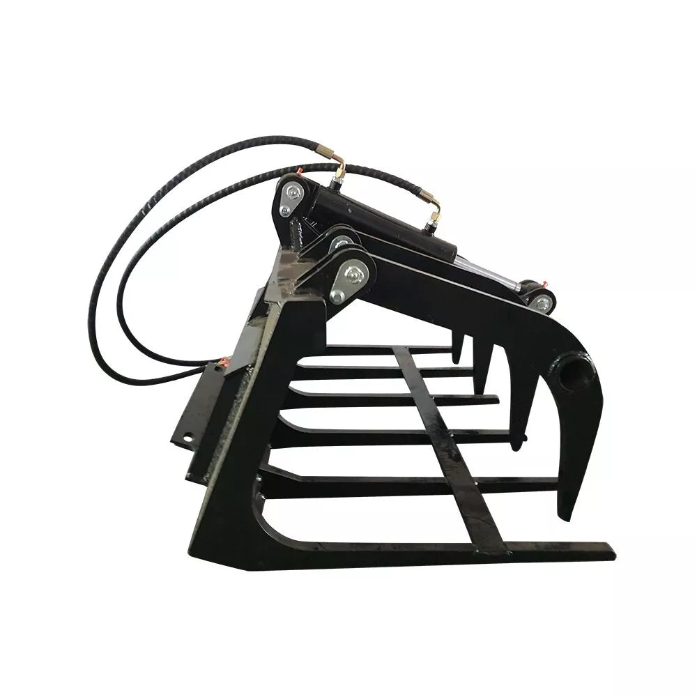 39" Hydrualic Grapple Mini Skid Steer Wood Grabber | M-HGB