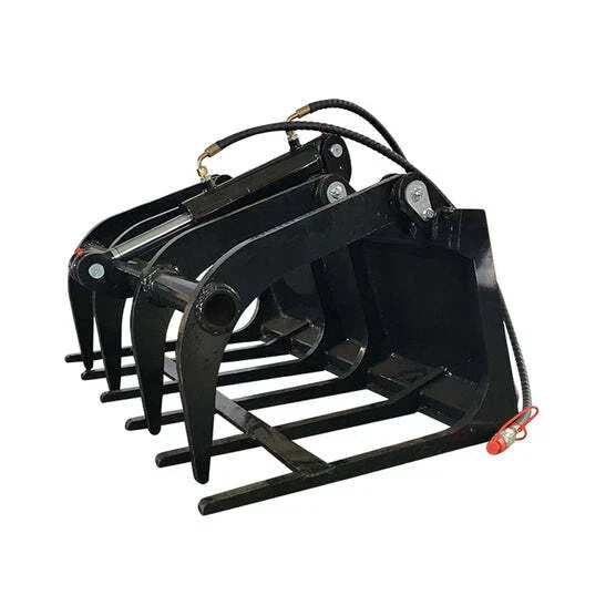 39" Hydrualic Grapple Mini Skid Steer Wood Grabber | M-HGB