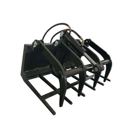 39" Hydrualic Grapple Mini Skid Steer Wood Grabber | M-HGB