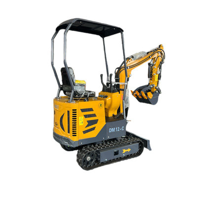 1 Ton, 13.5 HP Gasoline Engine (B&S) Epa/Ce  Mini Hydraulic Digger Excavator With Side Swing | DM12-C