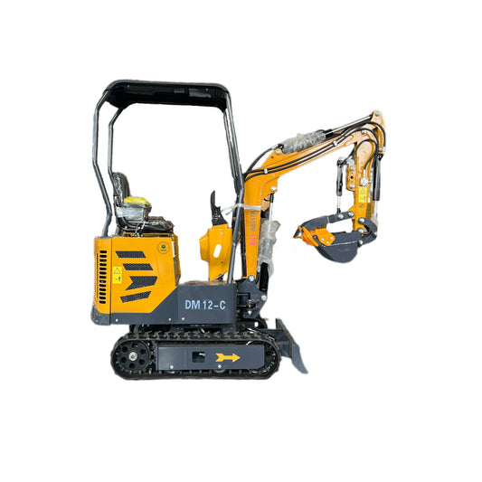 1 Ton, 13.5 HP Gasoline Engine (B&S) Epa/Ce  Mini Hydraulic Digger Excavator With Side Swing | DM12-C
