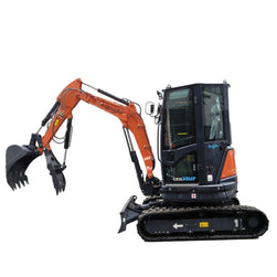 3.5 TON KUBOTA DIESEL ENGINE MINI EXCAVATOR W/ HYDRAULIC THUMB | CFG35UF