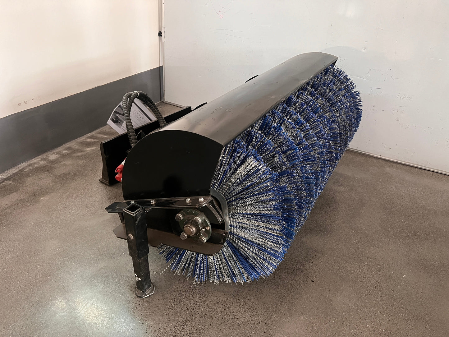 AGT Mini Skid steer Sweeper Angle RotaryBroom Brushes 49 in Sweeper Attachment | M-AB