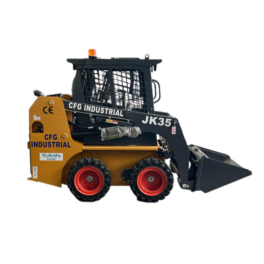 1.4 Ton Open Operator Wheel Skid Steer Loader | JK35