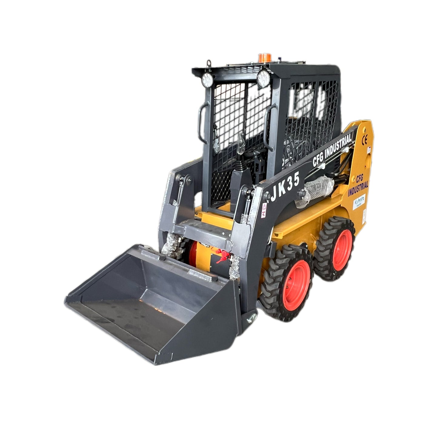 1.4 Ton Open Operator Wheel Skid Steer Loader | JK35