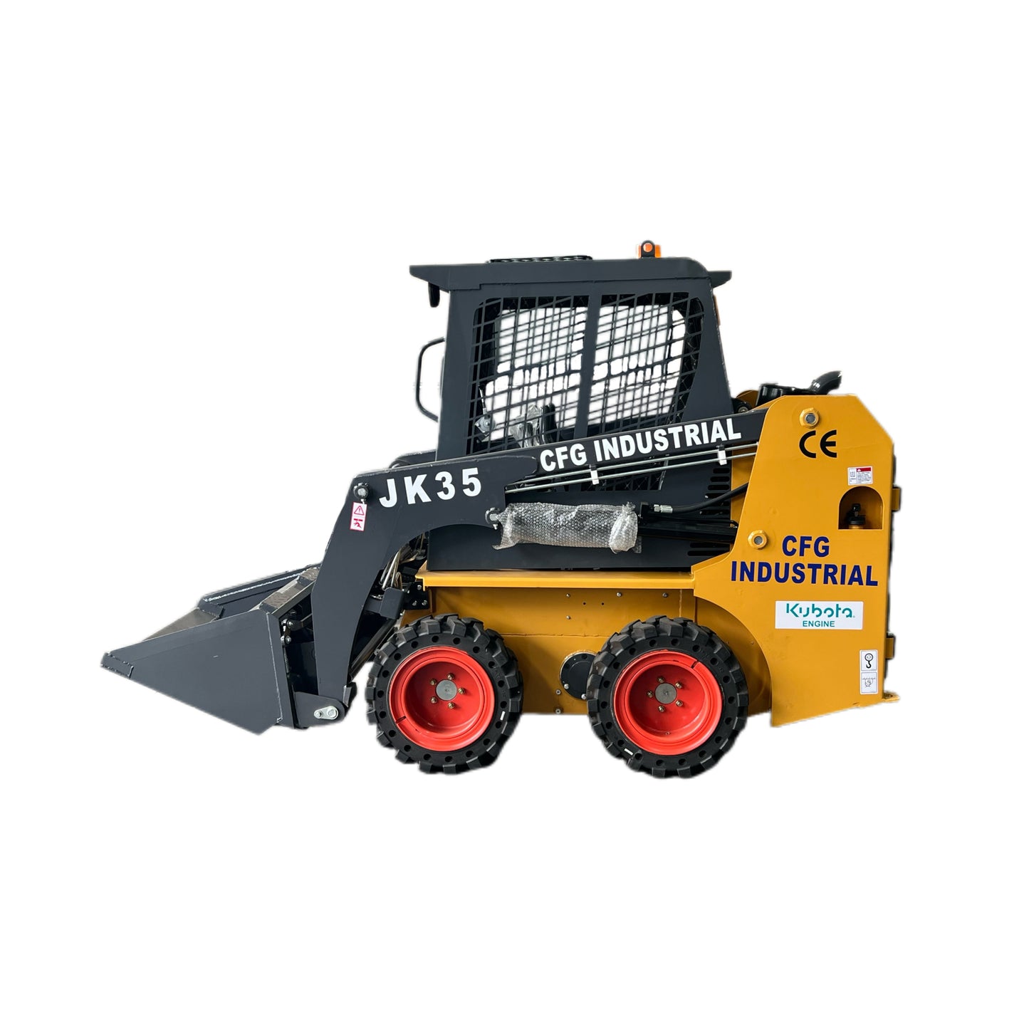 1.4 Ton Open Operator Wheel Skid Steer Loader | JK35