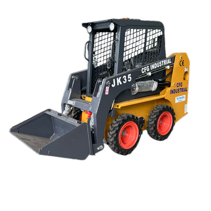 1.4 Ton Open Operator Wheel Skid Steer Loader | JK35
