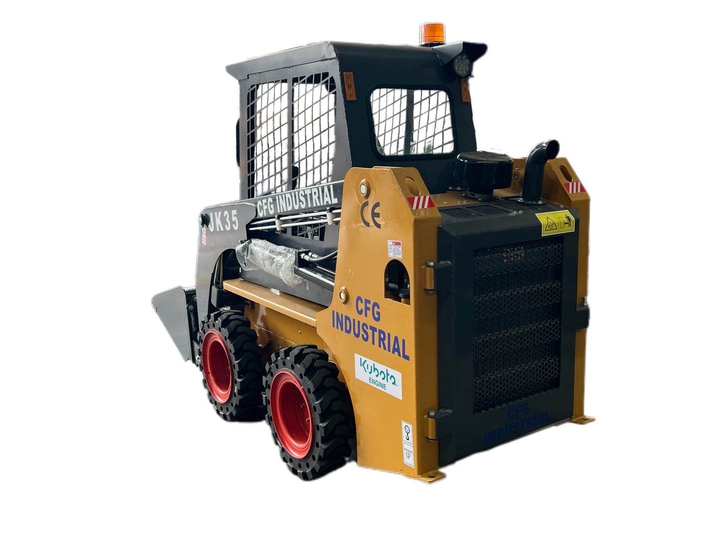 1.4 Ton Open Operator Wheel Skid Steer Loader | JK35