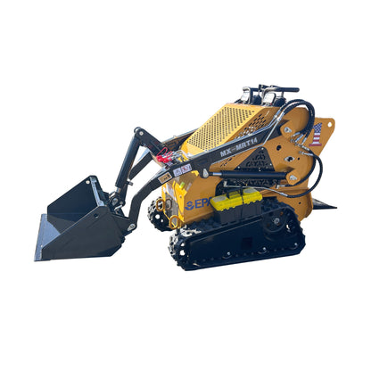 1Ton,  13.5HP Mini Skid steer  Loaders Crawler Track  Rato Engine | MX-MRT14