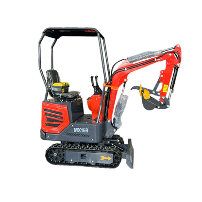 1 Ton Mini Excavator Power Gasoline Engine Compact Crawler Digger | MX15R