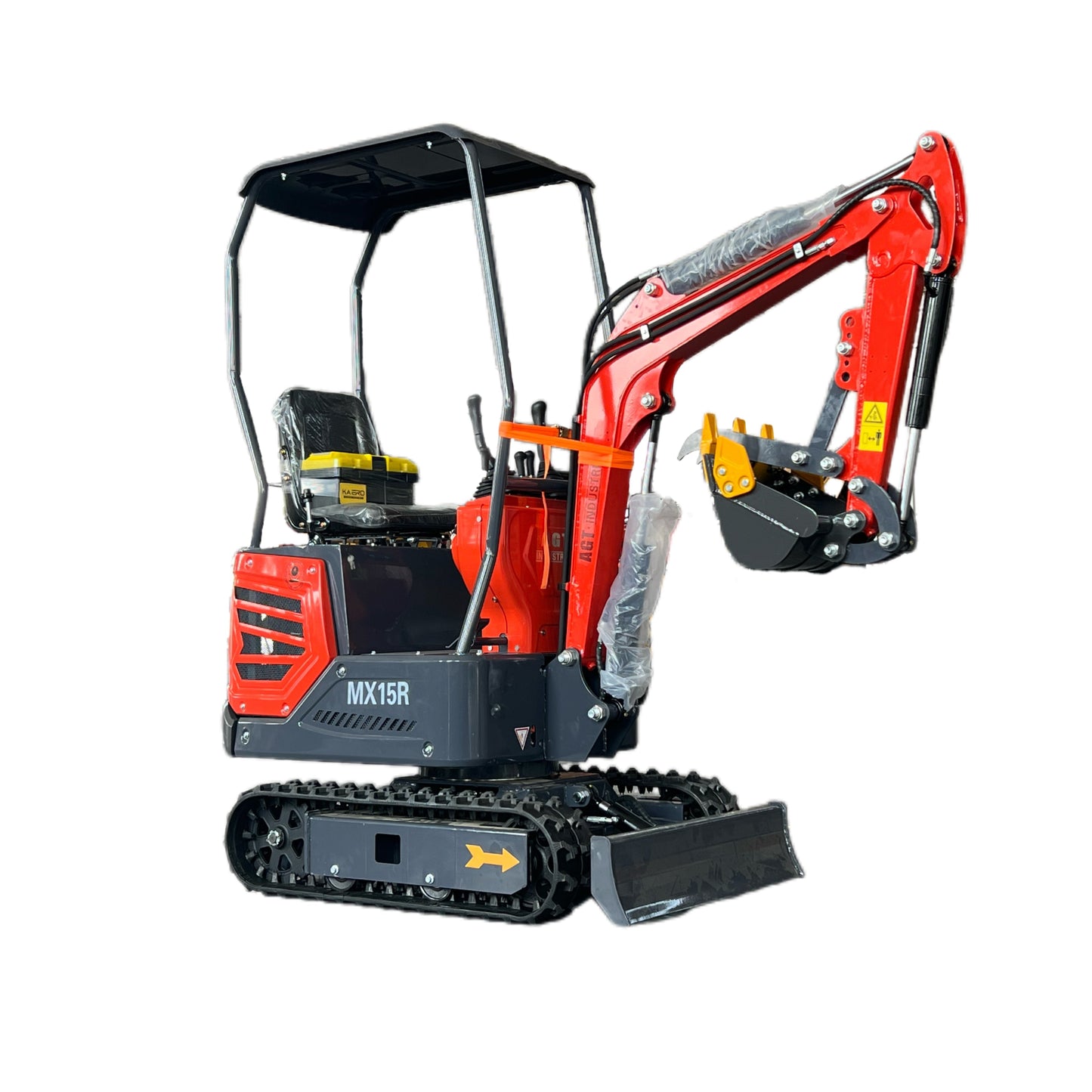 1 Ton Mini Excavator Power Gasoline Engine Compact Crawler Digger | MX15R