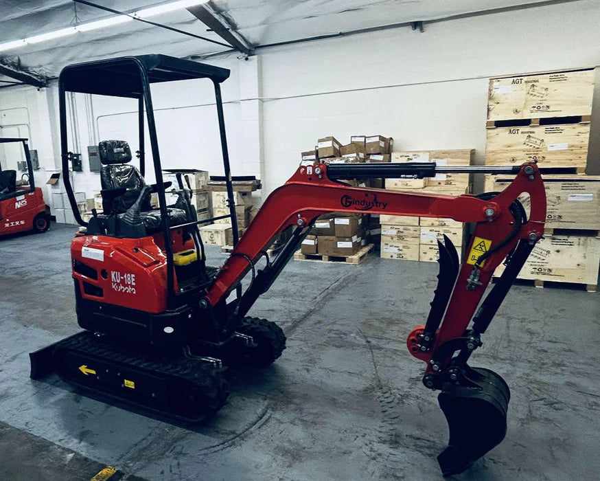 1.8 TON, KUBOTA ENGINE MINI EXCAVATOR | KU18EC