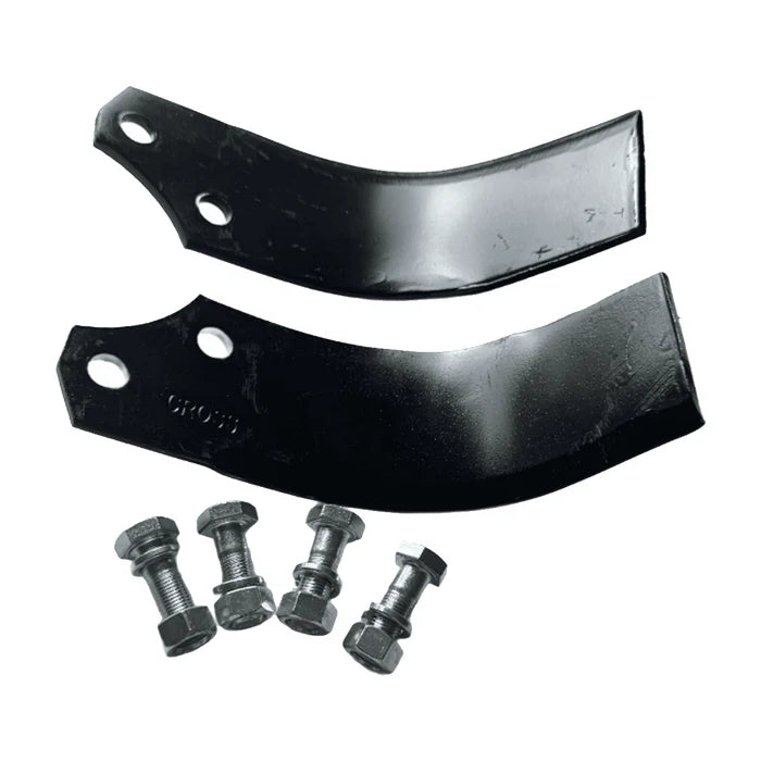 Agtindustrial 20PCS Rotary Tiller Blades L-Tines Replacement Fit for TAS74, TAS81 | LDZC-TS