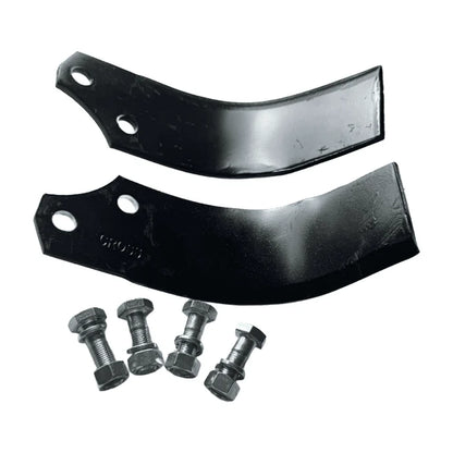 Agtindustrial 20PCS Rotary Tiller Blades L-Tines Replacement Fit for TAS74, TAS81 | LDZC-TS