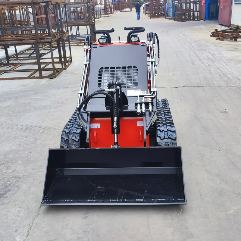 1 Ton Mini Skid Steer Track Loader w/ Rato R740D 23HP Gas Engine, 485 lbs Lifting Capacity | LRT23