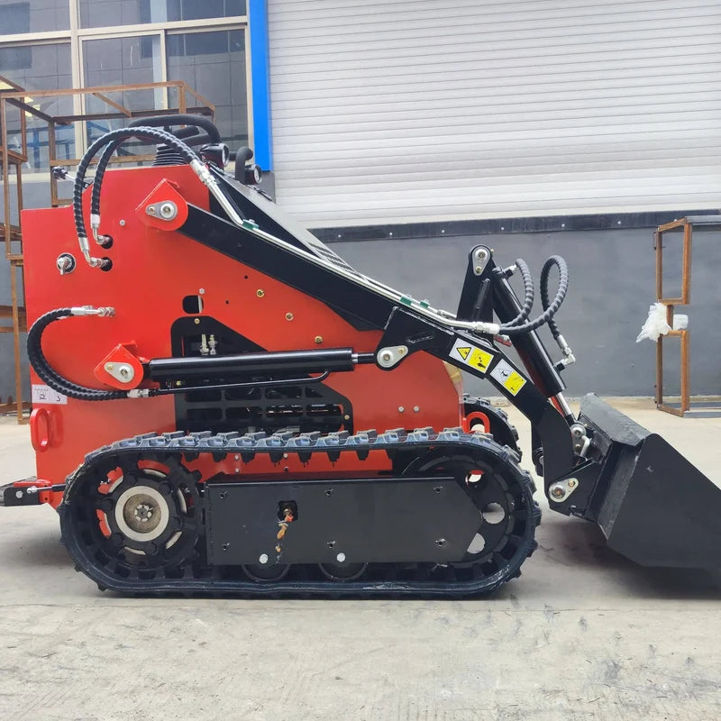 1 Ton Mini Skid Steer Track Loader w/ Rato R740D 23HP Gas Engine, 485 lbs Lifting Capacity | LRT23