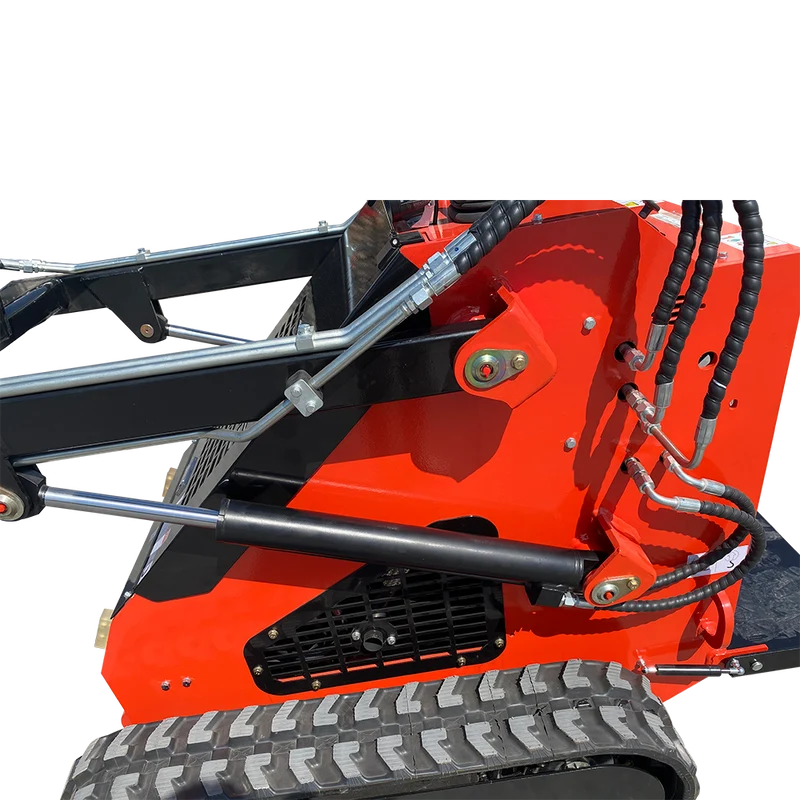 1 Ton Mini Skid Steer Track Loader w/ Rato R740D 23HP Gas Engine, 485 lbs Lifting Capacity | LRT23