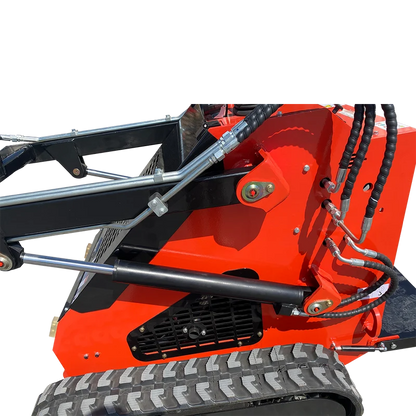 1 Ton Mini Skid Steer Track Loader w/ Rato R740D 23HP Gas Engine, 485 lbs Lifting Capacity | LRT23