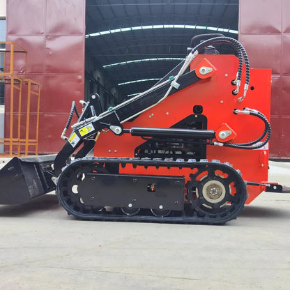 1 Ton Mini Skid Steer Track Loader w/ Rato R740D 23HP Gas Engine, 485 lbs Lifting Capacity | LRT23