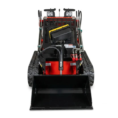 1 Ton Mini Skid Steer Track Loader w/ Rato R740D 23HP Gas Engine, 485 lbs Lifting Capacity | LRT23