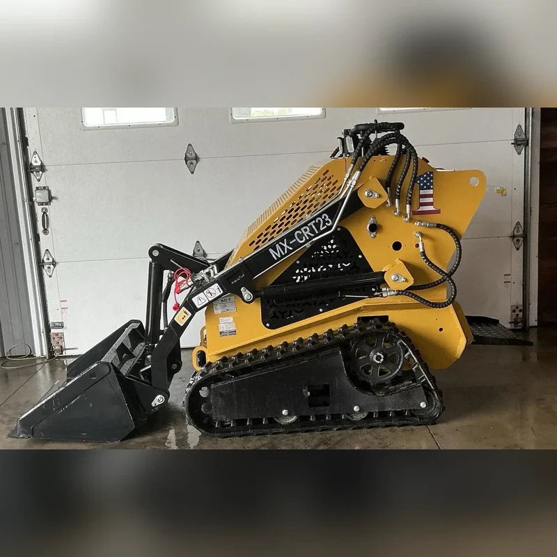 0.8 Ton Mini Stand-On Tracked Skid Steer Loader w/ Rato R740D 23HP Engine | MX-CRT23