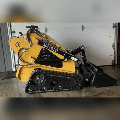 0.8 Ton Mini Stand-On Tracked Skid Steer Loader w/ Rato R740D 23HP Engine | MX-CRT23