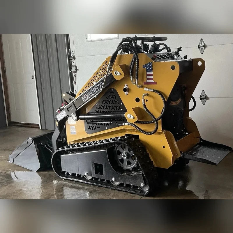 0.8 Ton Mini Stand-On Tracked Skid Steer Loader w/ Rato R740D 23HP Engine | MX-CRT23