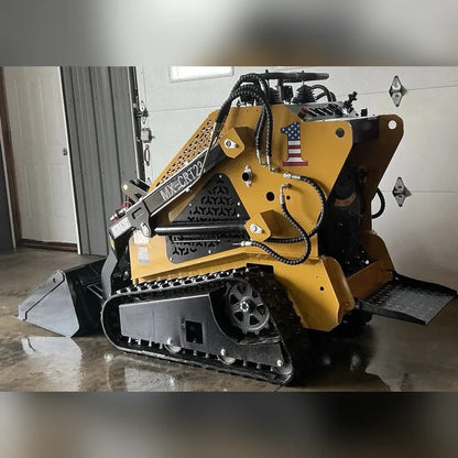 0.8 Ton Mini Stand-On Tracked Skid Steer Loader w/ Rato R740D 23HP Engine | MX-CRT23