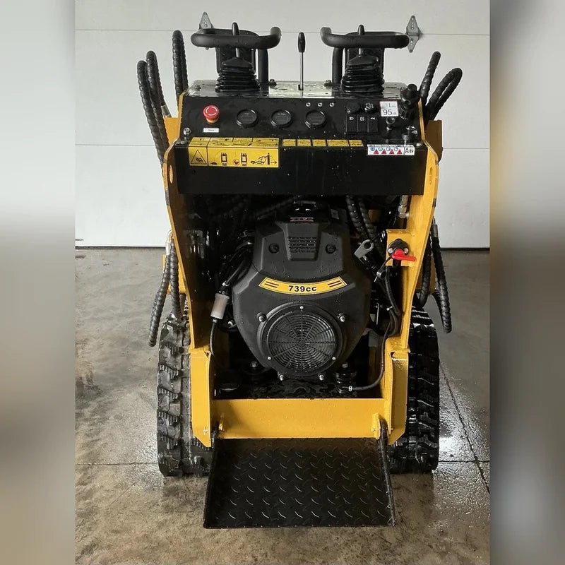 0.8 Ton Mini Stand-On Tracked Skid Steer Loader w/ Rato R740D 23HP Engine | MX-CRT23