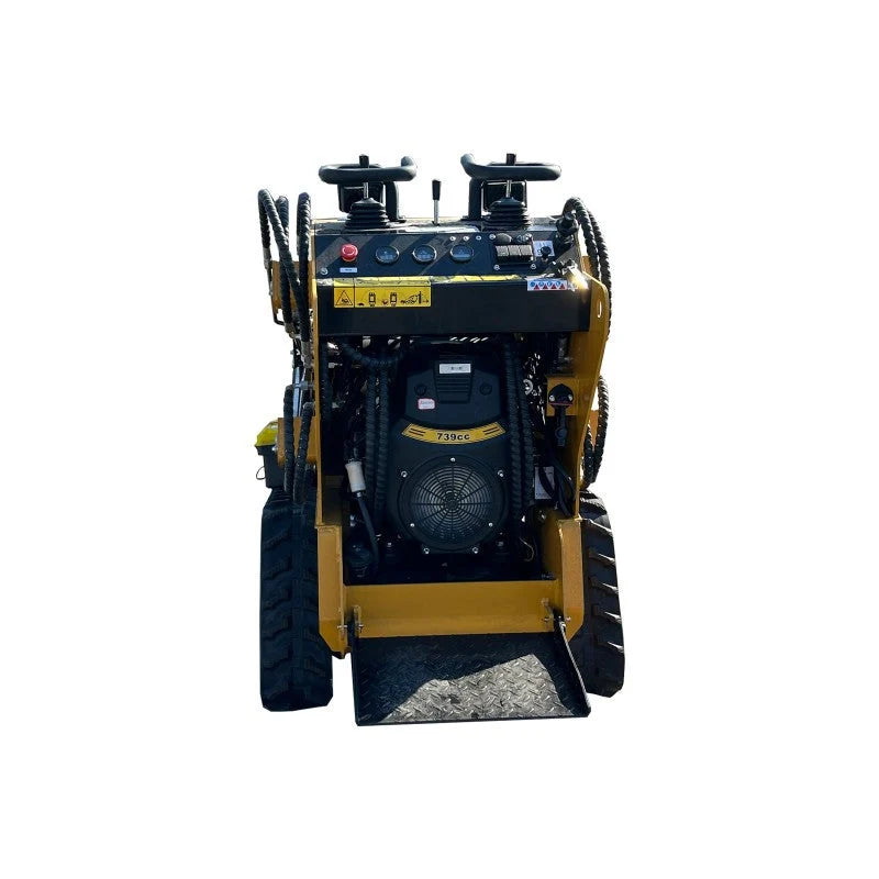 0.8 Ton Mini Stand-On Tracked Skid Steer Loader w/ Rato R740D 23HP Engine | MX-CRT23