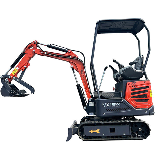 1 Ton 13.5 HP Mini Excavator with Rato R420D Gas Engine EPA | MX15RX