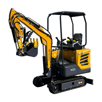 1.2TonMini Excavator Digger 23HP Gasoline Engine with Hydraulic Thumb | MX20R