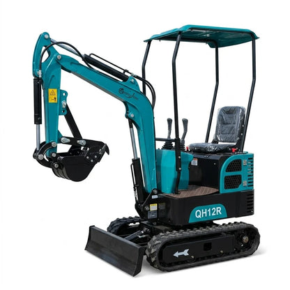 1 Ton Mini Excavator Rato Engine w/ 16" Digging Bucket | QH12R