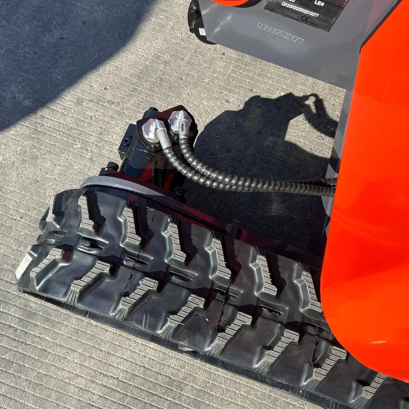 1 Ton Mini Excavator w/ R740D 23.5HP Engine, Enclosed Cab w/ A/C & Pilot Control | QK20R