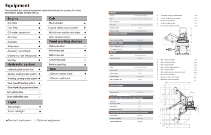 2.8 Ton Yanmar Diesel Engine Miniexcavator W/ Hydraulic Thumb | CFG-STE35SR