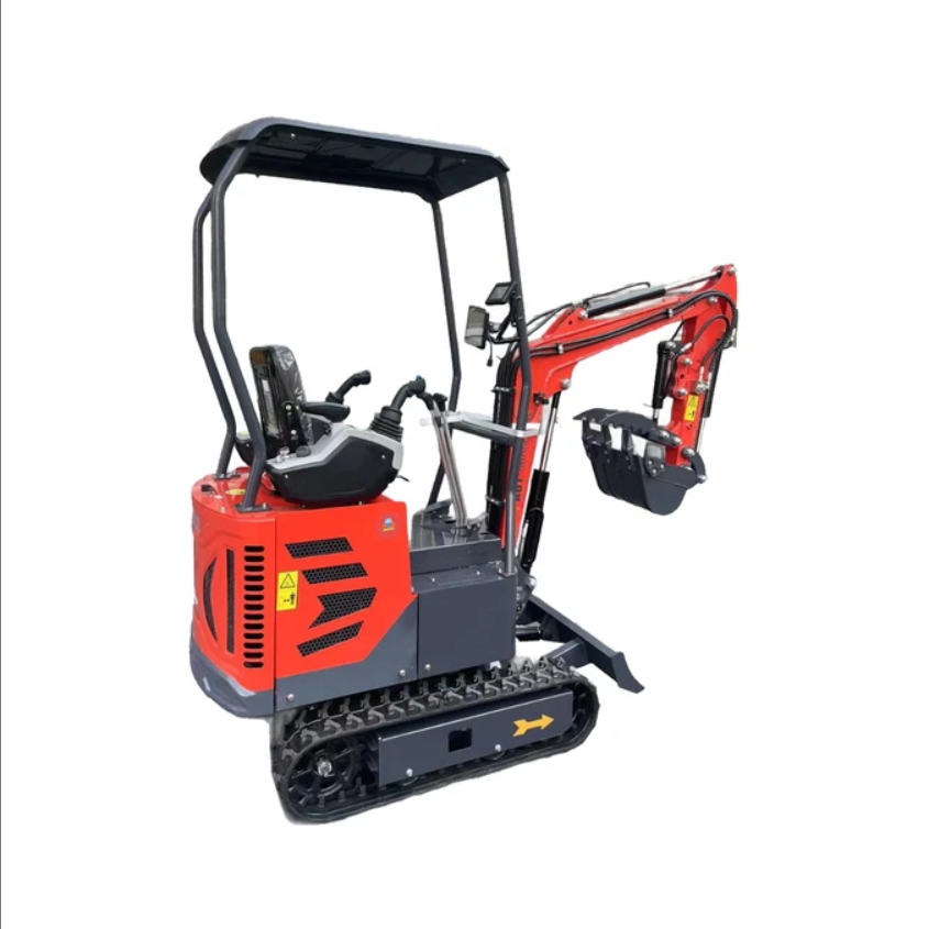 1 Ton, Upgraded Mini Excavator W/Pilot control & Swing Boom & Hydraulic Thumb | DM12X-PLUS