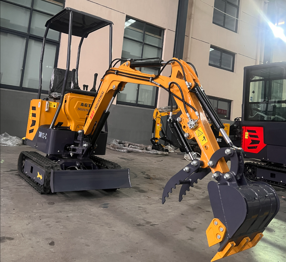 1 Ton, 13.5 HP Gasoline Engine (B&S) Epa/Ce  Mini Hydraulic Digger Excavator With Side Swing | DM12-C