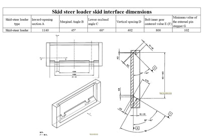48" Skid Steer Trencher Attachment | ECSSCT72