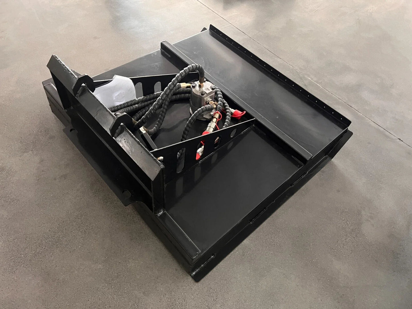 AGT 35in Mini Skid Steer Brush Cutter with 2 Blades Loader Attachments | M-RC