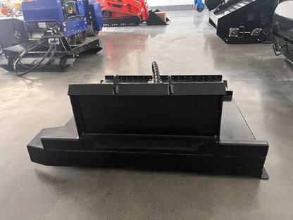 AGT 35in Mini Skid Steer Brush Cutter with 2 Blades Loader Attachments | M-RC