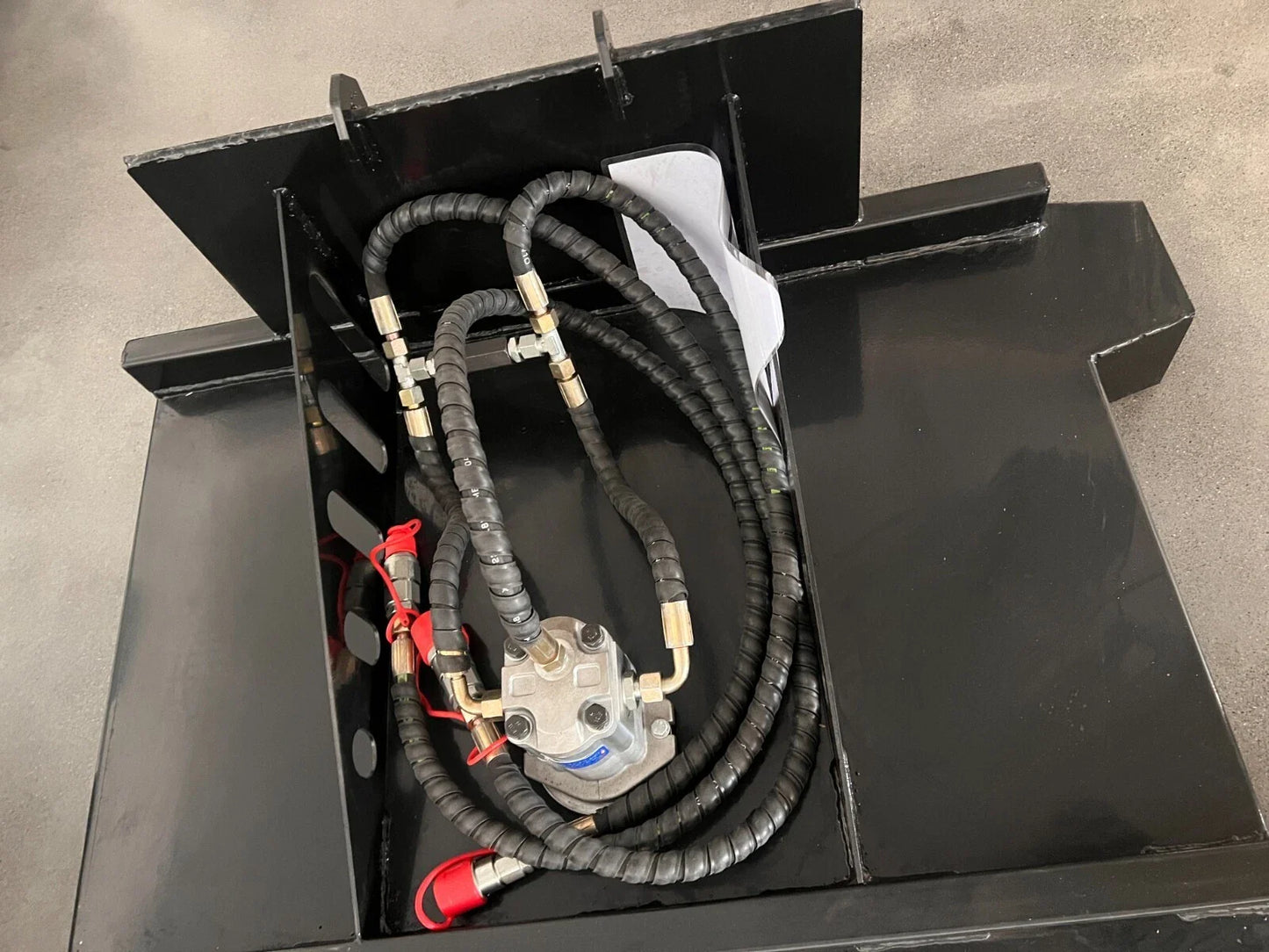 AGT 35in Mini Skid Steer Brush Cutter with 2 Blades Loader Attachments | M-RC