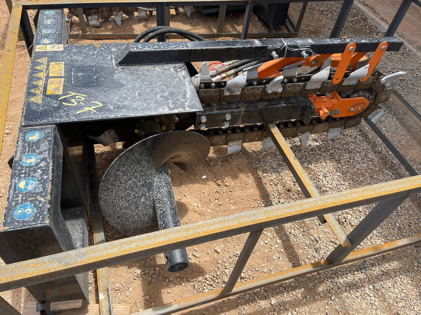48" Skid Steer Trencher Attachment | ECSSCT72